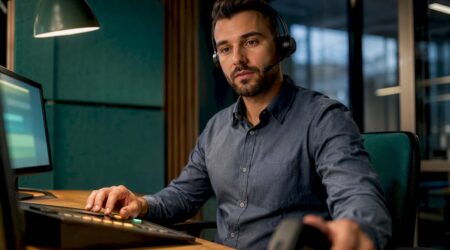 Agent verifying caller in secure contact center