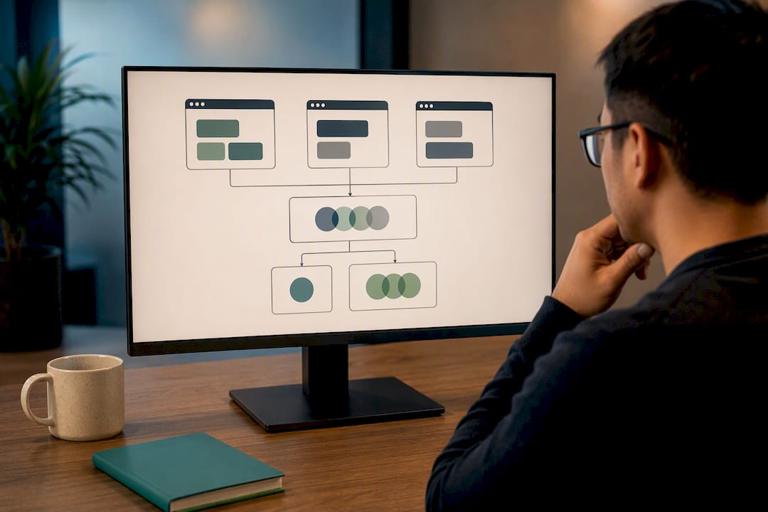 Repeated browser tests compared for uniqueness