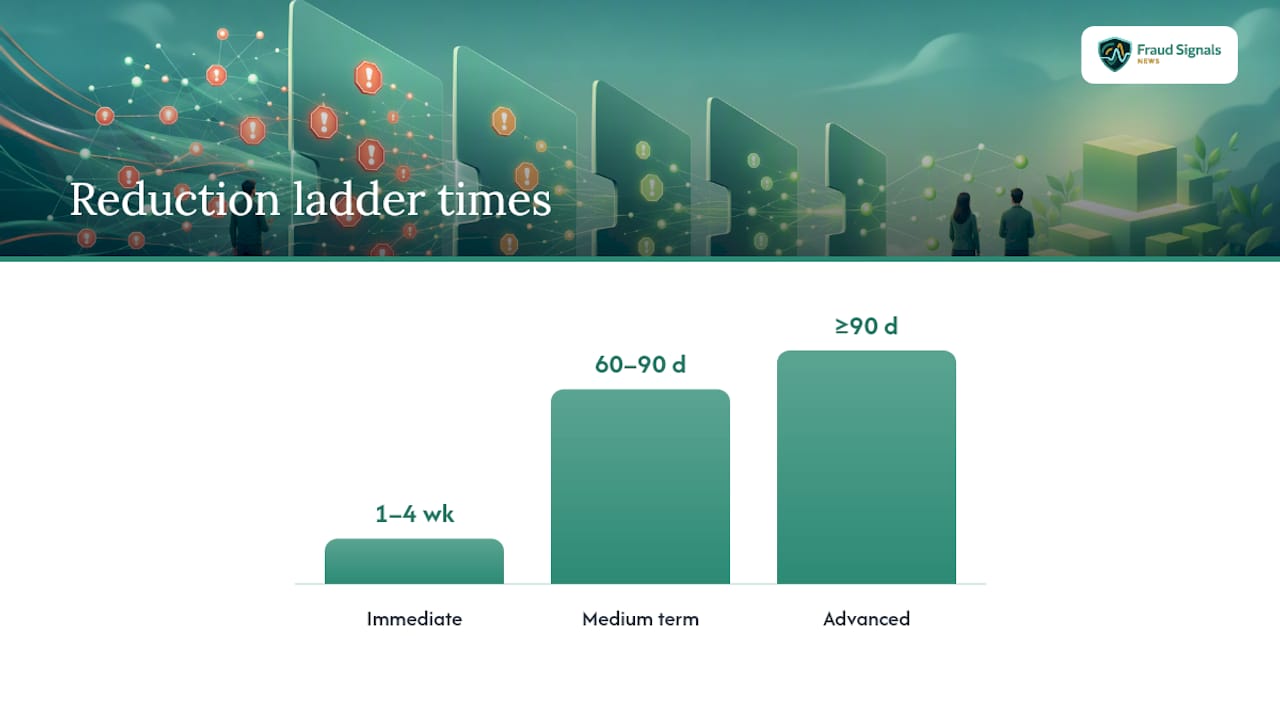 The Reduction Ladder: From Quick Wins to Advanced Fixes — overview diagram