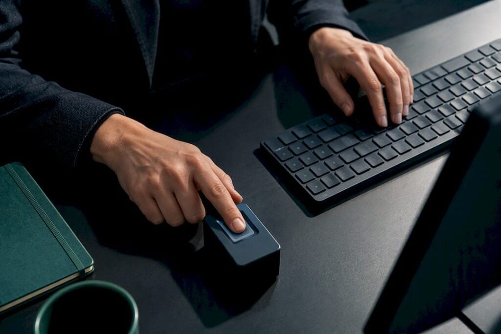 Layered biometric enrollment at secure workstation