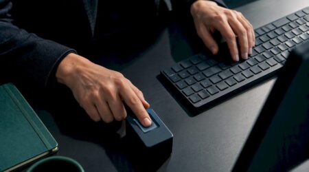 Layered biometric enrollment at secure workstation