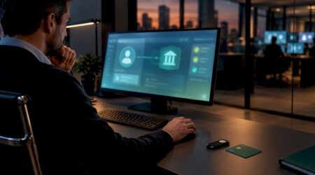 Secure bank authentication workspace with access token