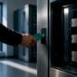 Protected biometric template storage facility