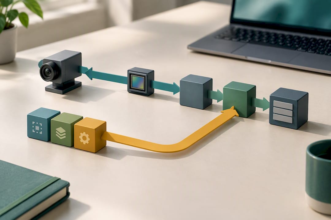 Illustration of video stream bypassing sensor checks