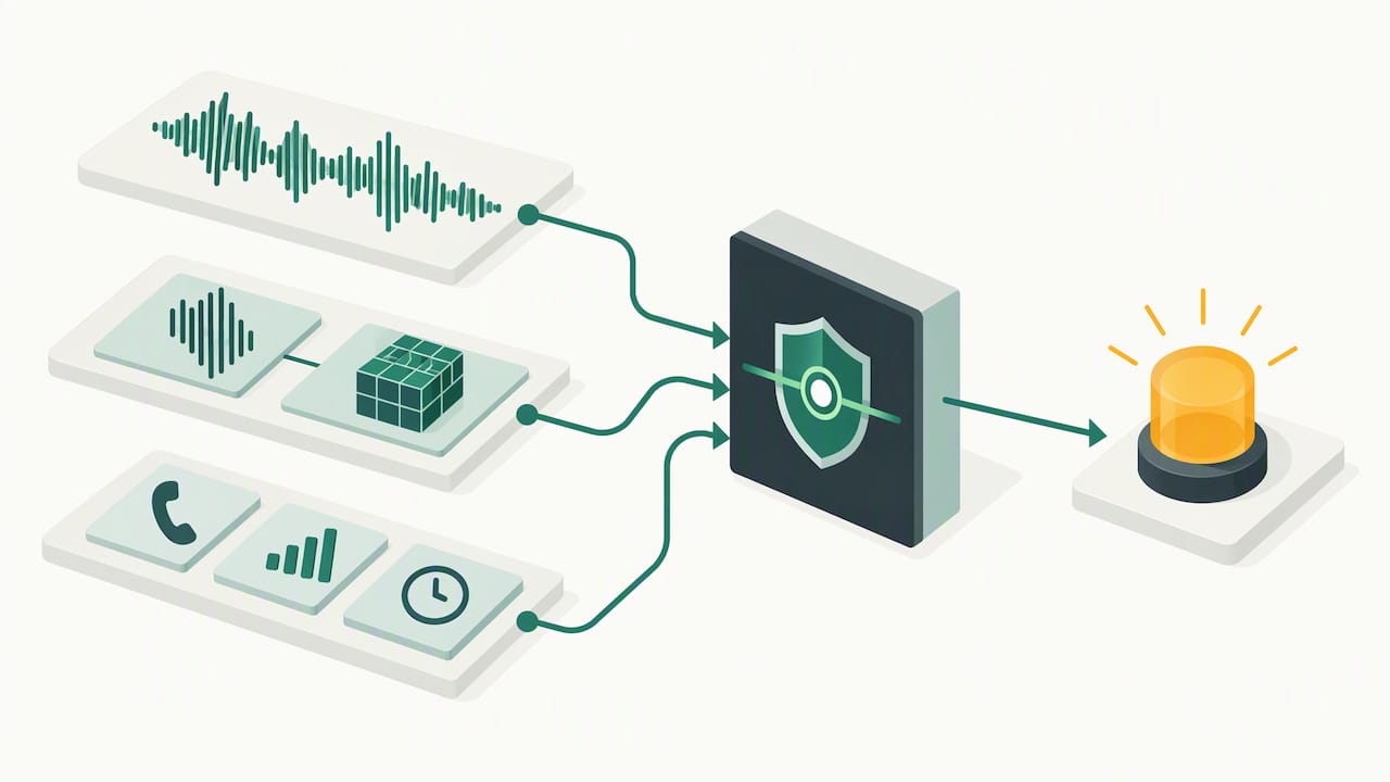 Three signal categories in voice detection