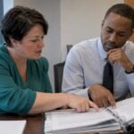 Examiner reviewing identity theft program controls