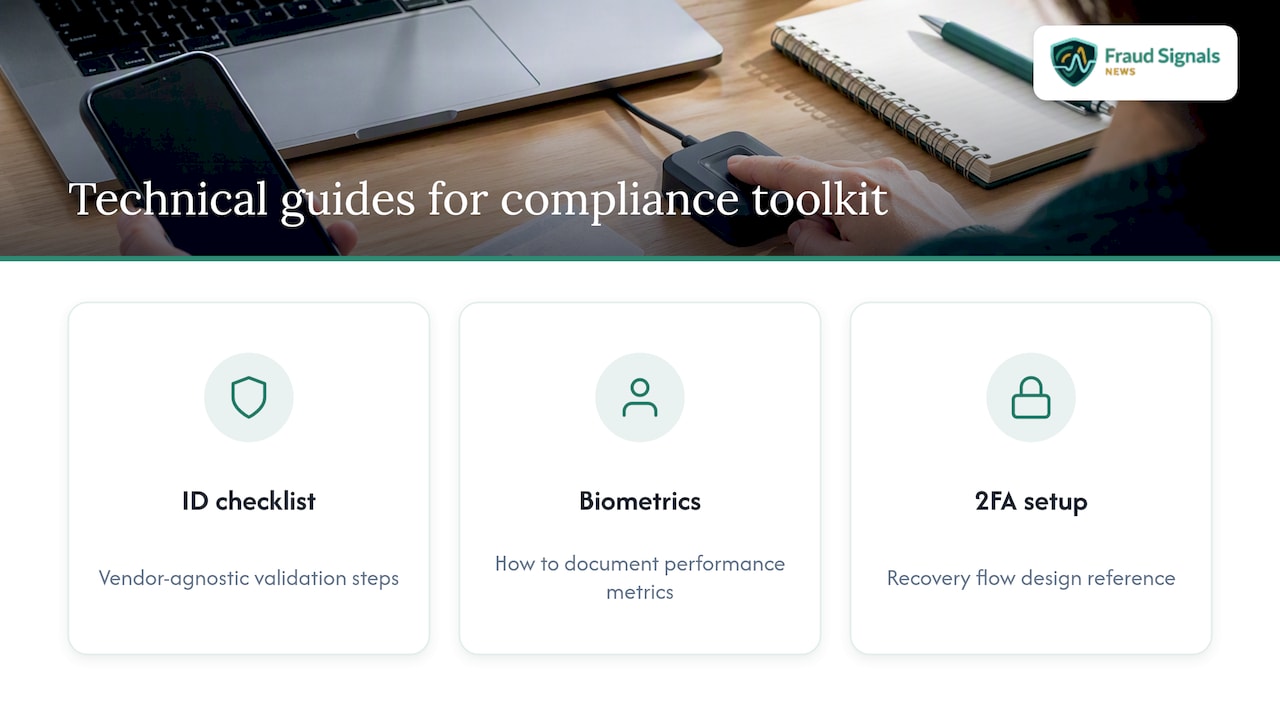 Deeper technical guides for your compliance toolkit — overview diagram