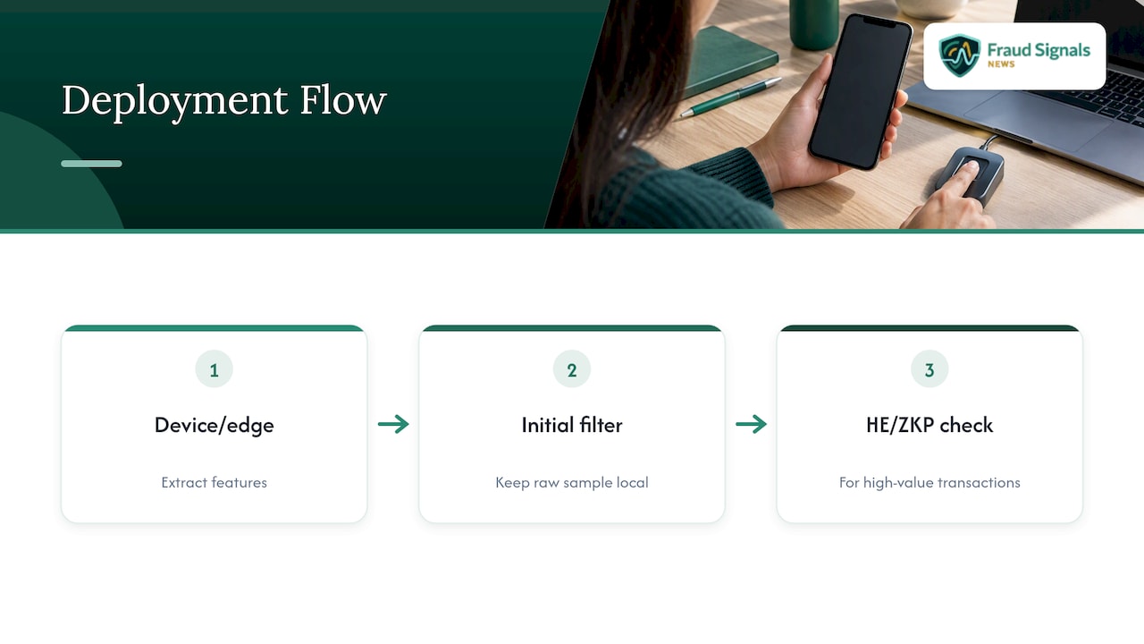 Hybrid flow keeps raw biometric data local