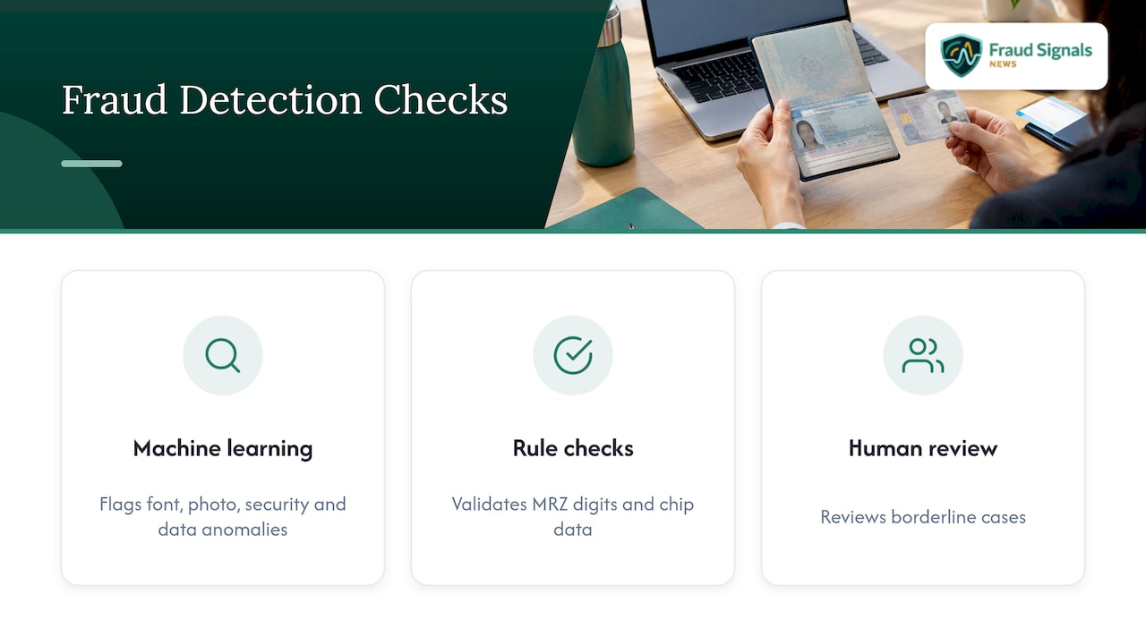 Document fraud checks and human review