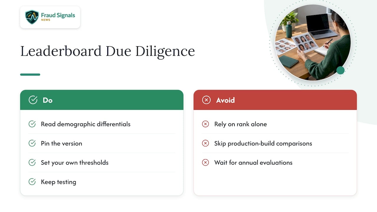 Perspective: why the leaderboard is the start of due diligence — overview diagram