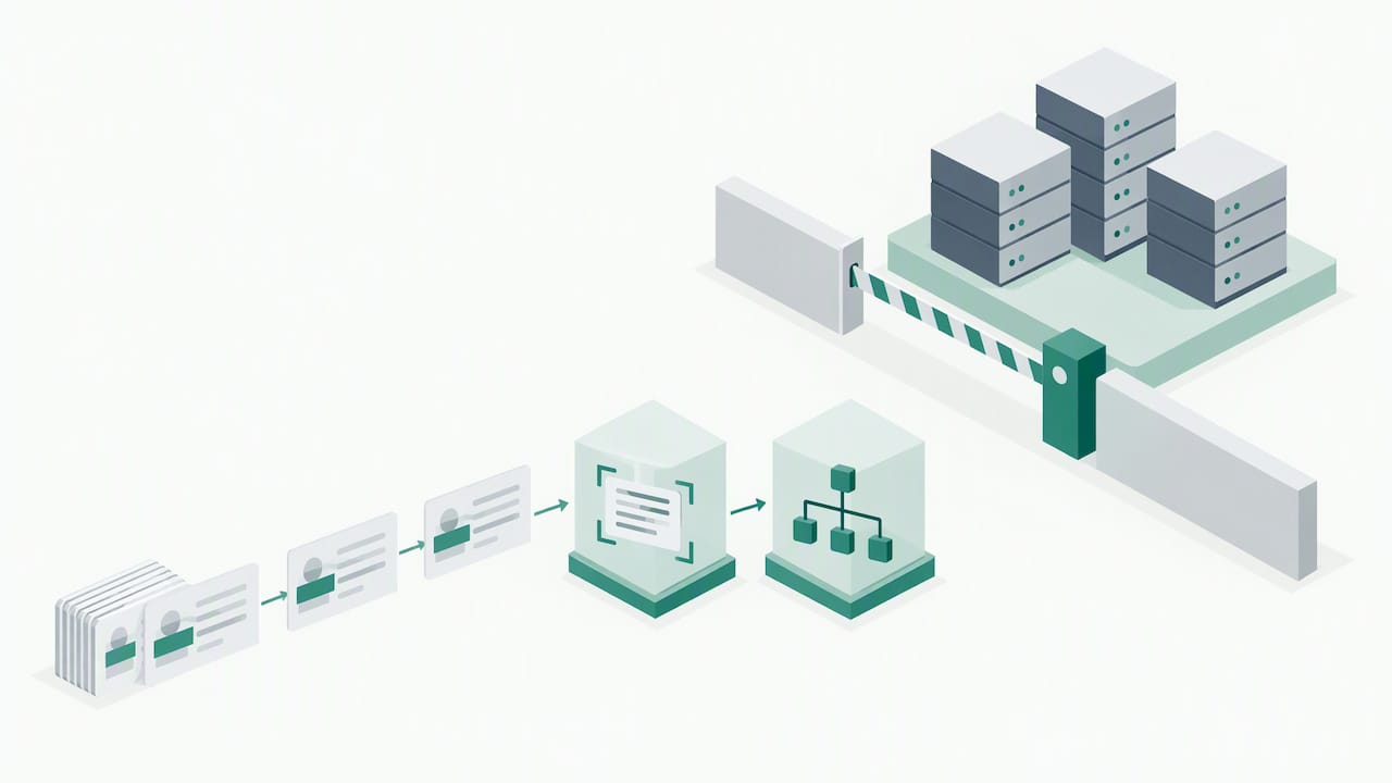 Restricted production images separate from safe test samples